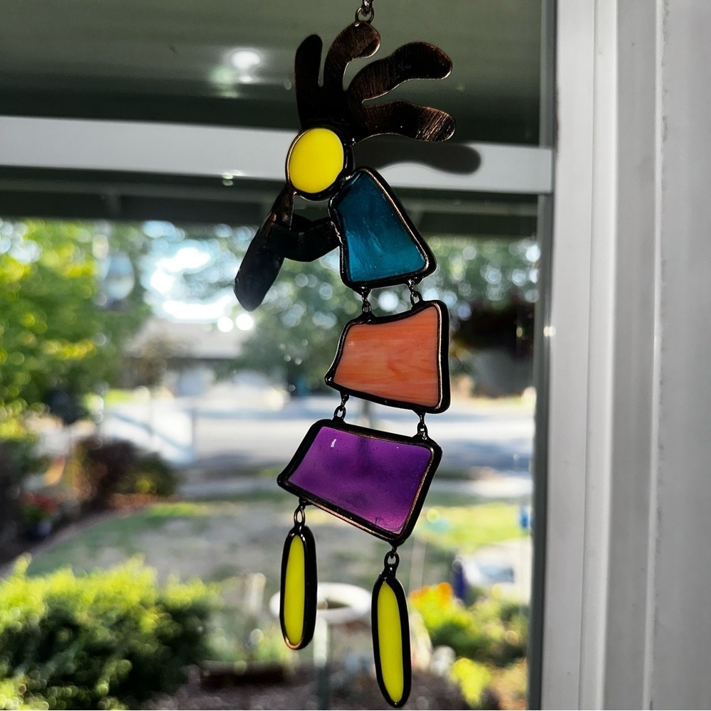Kokopelli colorful glass Sun catcher southwestern - Picture 2 of 2